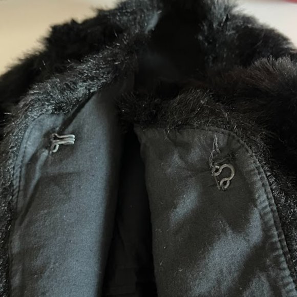 ZARA collection vintage girls black fur jacket (AGE 5-6) - Picture 3 of 6